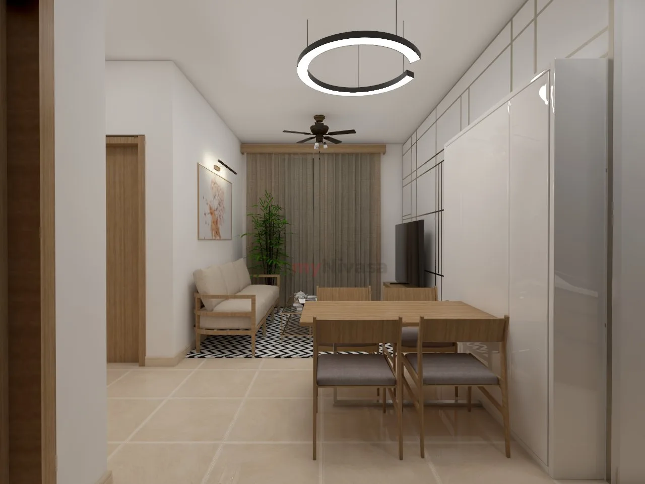 Brigade El Dorado Hall Interior Design Bangalore by myNivasa